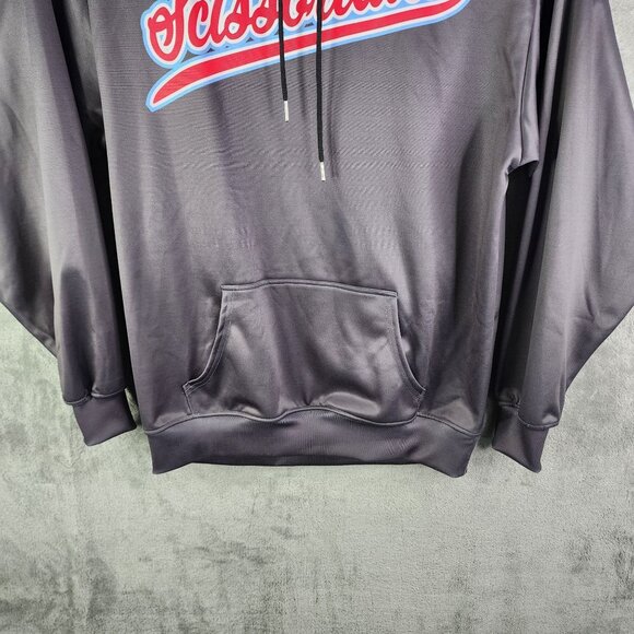 Mens Gray OSA Athletics Scissortails Pullover Sweatshirt Hoodie Long Sleeve L - Picture 5 of 13